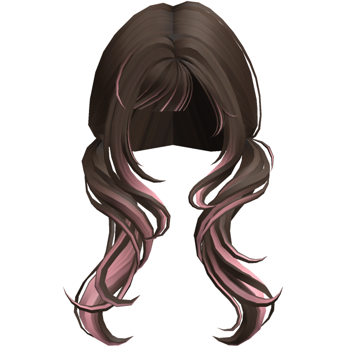 Swirly Cutie Dream Pigtails (Brown&Pink)