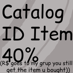 Catalog ID Item Shop