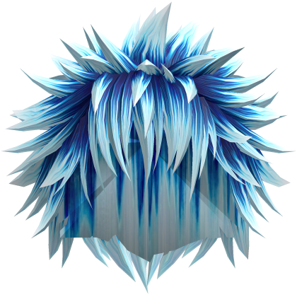 Ice Blue Spiky Vkei Anime Hair 22 Roblox item