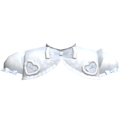 Cute Christmas Winter Shawl Cape in White Roblox item