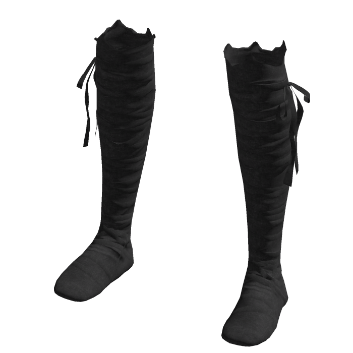 Goth Mummy Bandage Black Socks