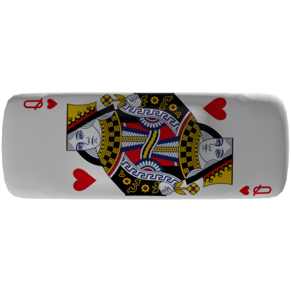 Playing Cards Queen Bandaid Face Bandage