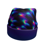 Dark Holographic Beanie