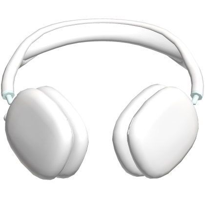 3.0 Neck Headphones White Basic Trendy Shiny Y2K