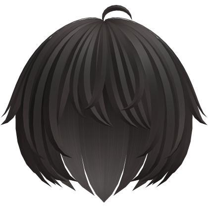 vkei short emo hair dark brown