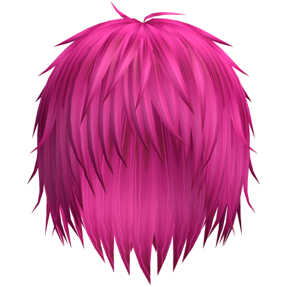 vkei emo boy anime wispy hair (hot pink) Roblox item