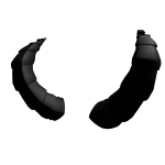Black Demon Horns