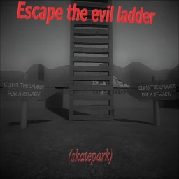 Escape the evil ladder OBBY [Racing track!] icon