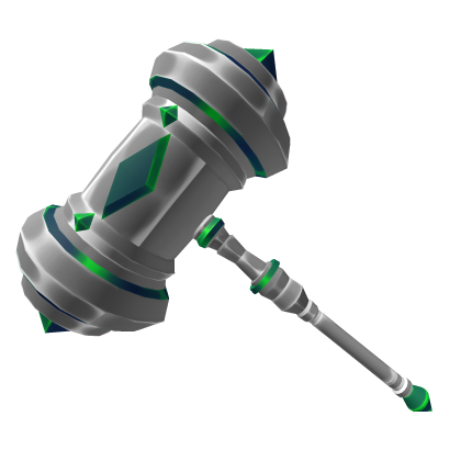 Cleansed Emerald  Crusher Hammer