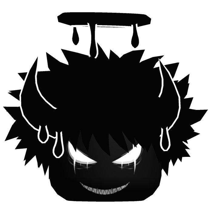 [💸CHEAP] Dark Demon Horns with Dripping Halo Evil