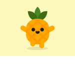 The happy pineapples