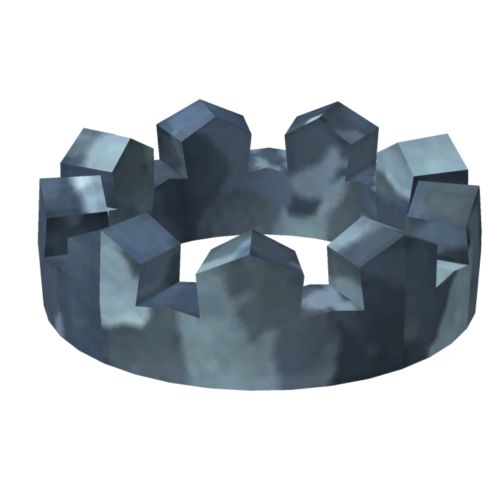 (NEW) Bluesteel Crown-fetti Cake Remesh (ADDON)