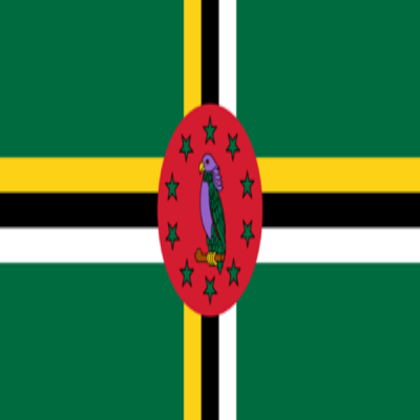 Flag of Dominica Roblox decal