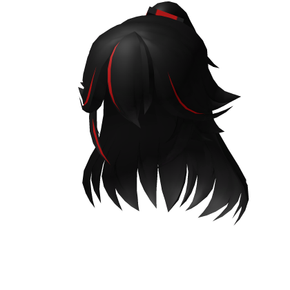Long Black & Red Roblox item