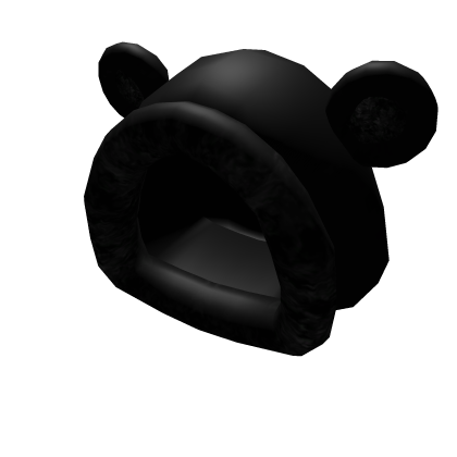 Fuzzy Black Bear Hood (ᵔᴥᵔ)