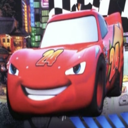 Cursed Lightning McQueen Roblox decal