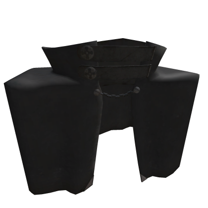 Black Cape Garb Front Roblox item