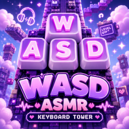 [ASMR] WASD Keyboard Tower