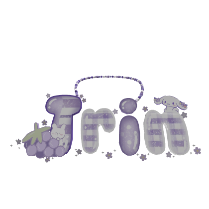 ♡ Jumbo 3.0 beaded trin necklace in purple ! thumbnail