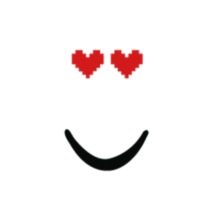8-bit Heart Eyes Roblox decal