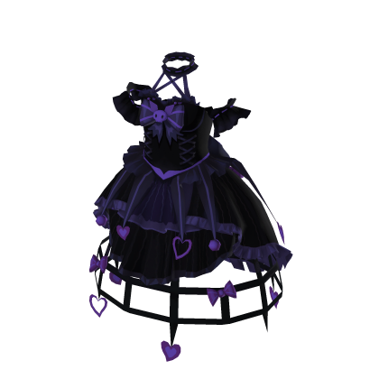 Kuromi Gothic Dress • Purple thumbnail