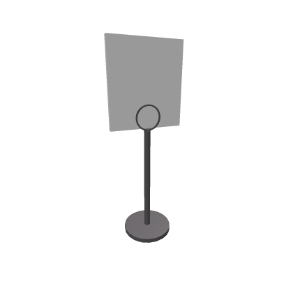Resturant Table Number Stand