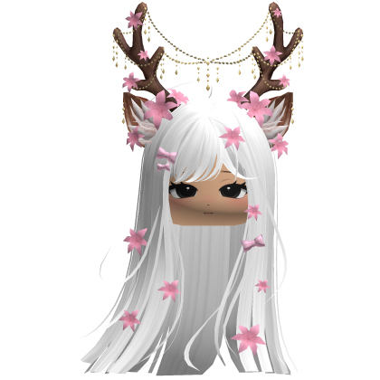 Ethereal Christmas Fairy Fawn Hair w/ Antlers