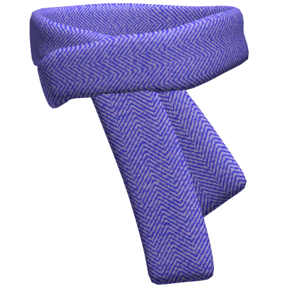 Blue Christmas Winter Scarf 