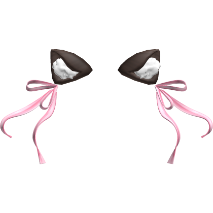 . ‿ ♡ anime cute cat chocola maid ears w/ bows