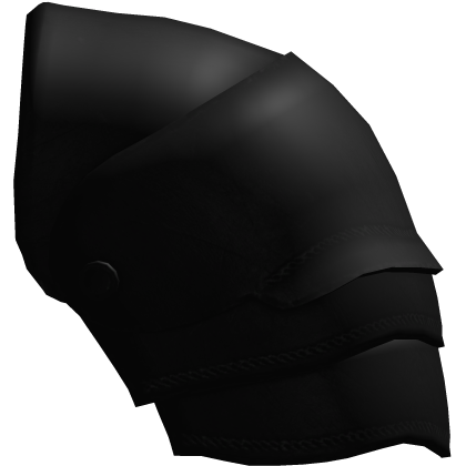 Black Medieval Shoulder Armor [L]