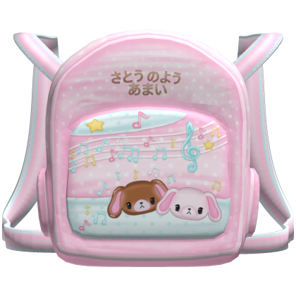 ♡═ 𝄞 ꒰ cutecore pink kawaii harajuku backpack┊1.0 Roblox item