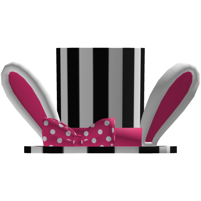 cute bunny ears and hat with a bow 