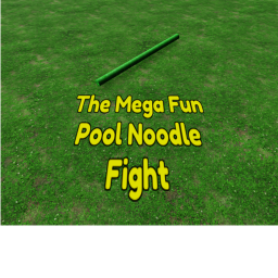 The mega fun pool noodle fight