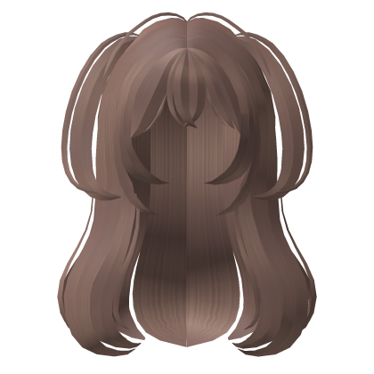 . ‿ ♡ cute messy anime pigtail long hair hazel