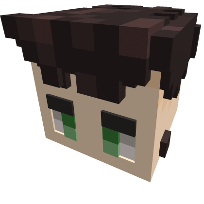 Pixel Guy w/slicked back hair & earrings [8cho] Roblox item