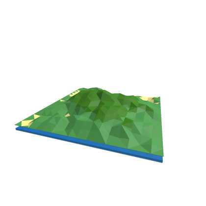 Diamond Plate Terrain: Hill