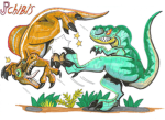 tyranosaurus rexs ( t-rex fangroup )