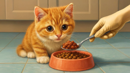 Kociak karmiący Tycoon🐱