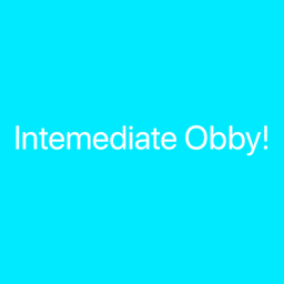 Intermidiate Obby!