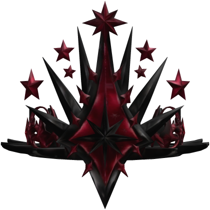 Red And Black Star Crown