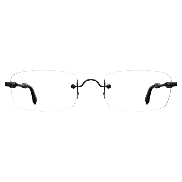 Low Wide Frameless Designer Siren Glasses