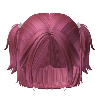 Hot Pink Cheap Bowed Tiny Ponytail Hair Roblox item