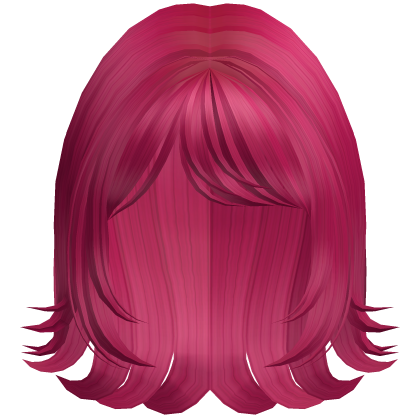 Soft Flipped Short Bob (Hot Pink)