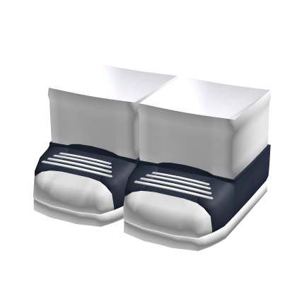tweencore navy blue sneakers shoes with socks