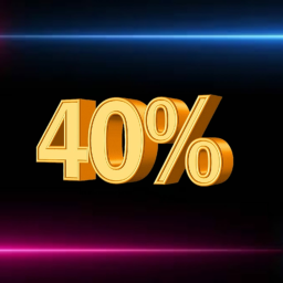 40%