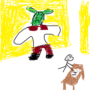 run from shrek while trying to pay your taxes