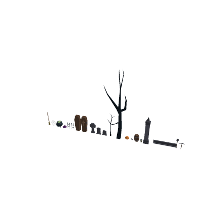 Lowpoly halloween assets