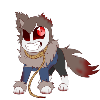 Horror Wolf [Little jammy hoodie au] Roblox decal