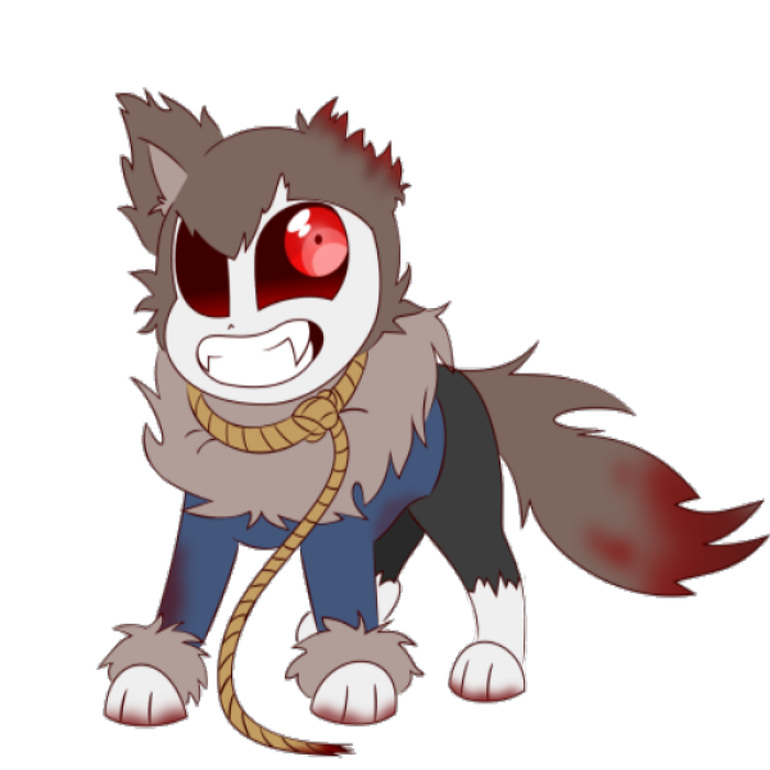Horror Wolf [Little jammy hoodie au] Roblox decal