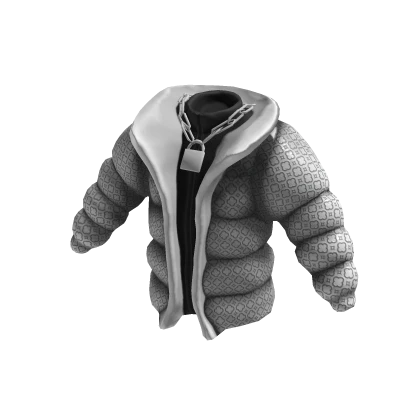 White Monclizzy Jacket with chain | Roblox Item - Rolimon's